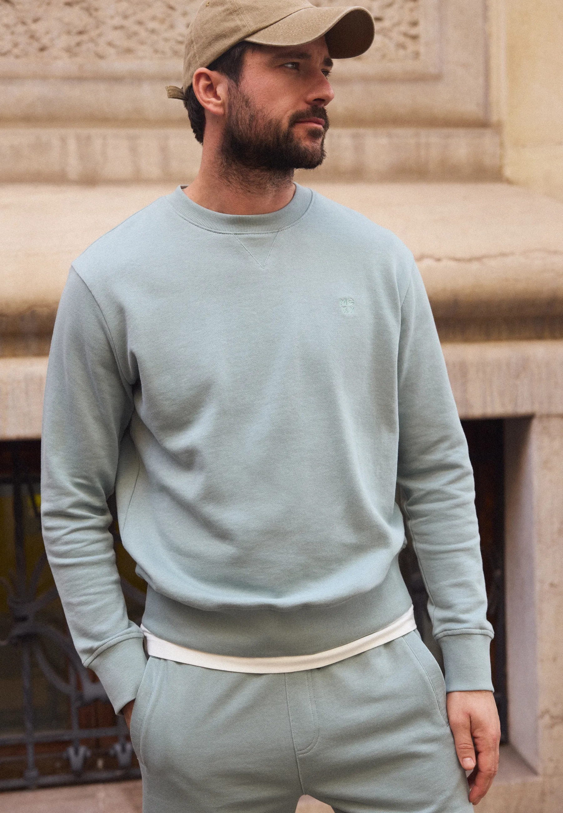 Andes Sweatshort Faded Green