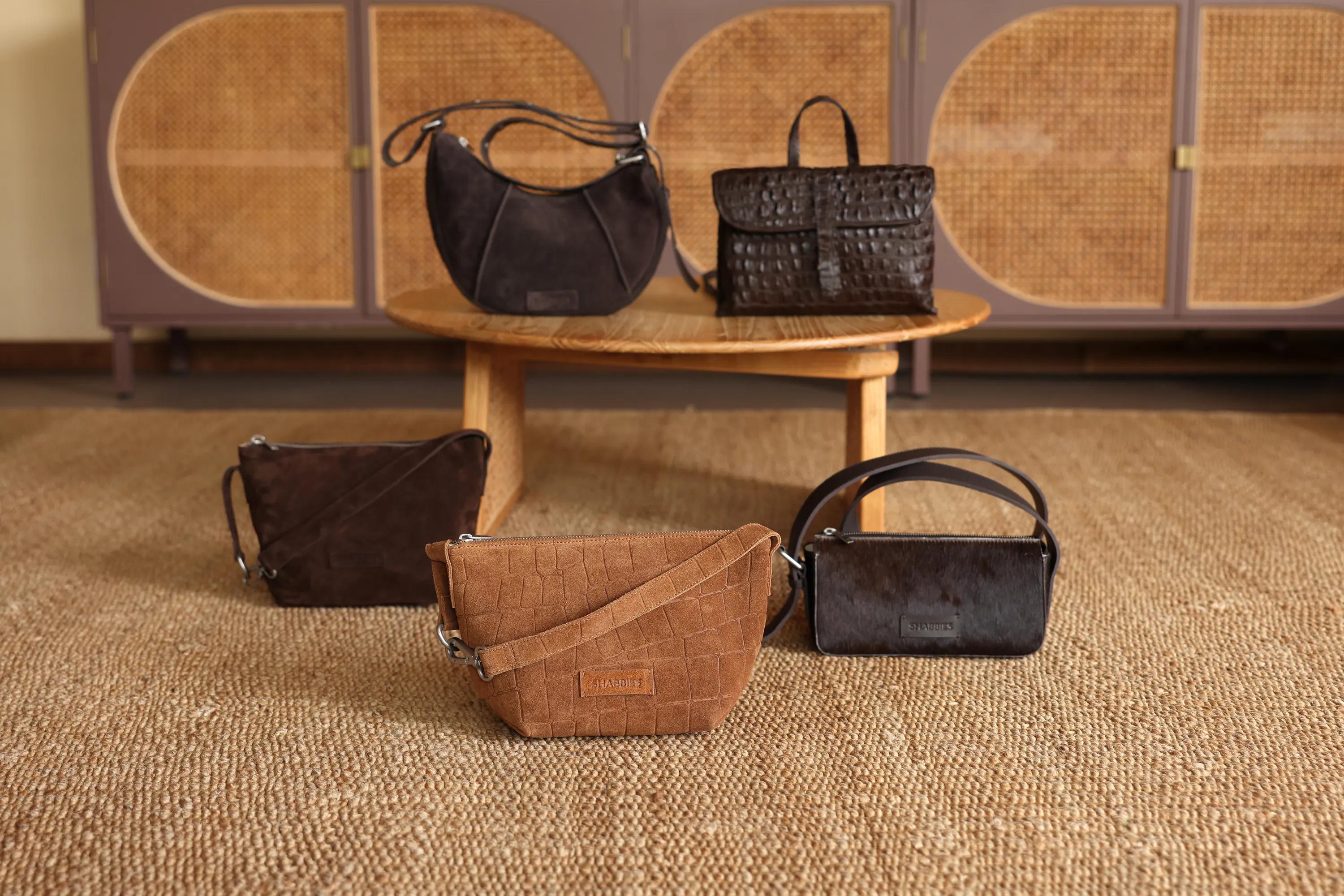 VENICE Shoulderbag Pony Leather Dark Brown