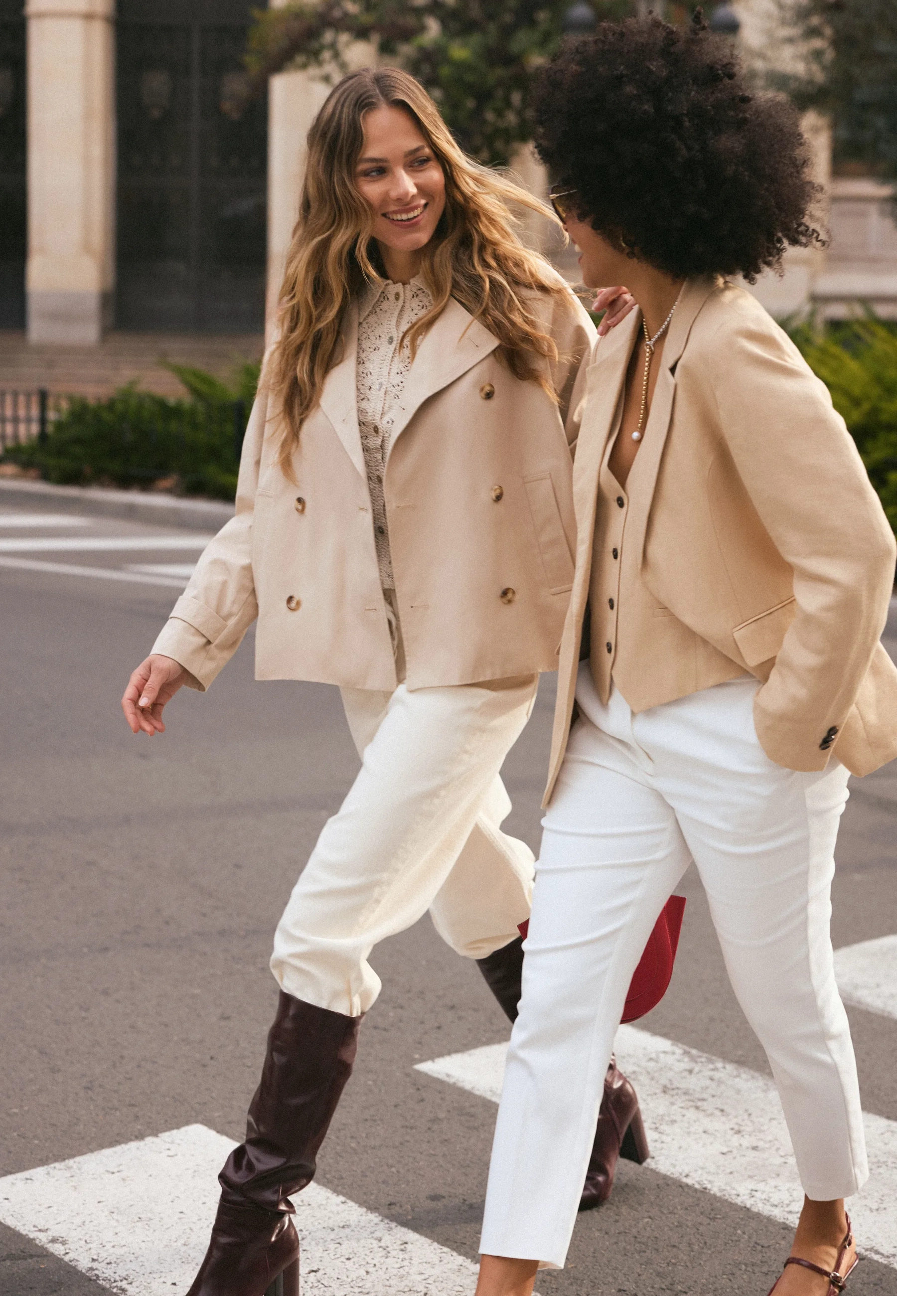 Linen Blazer Light Tan