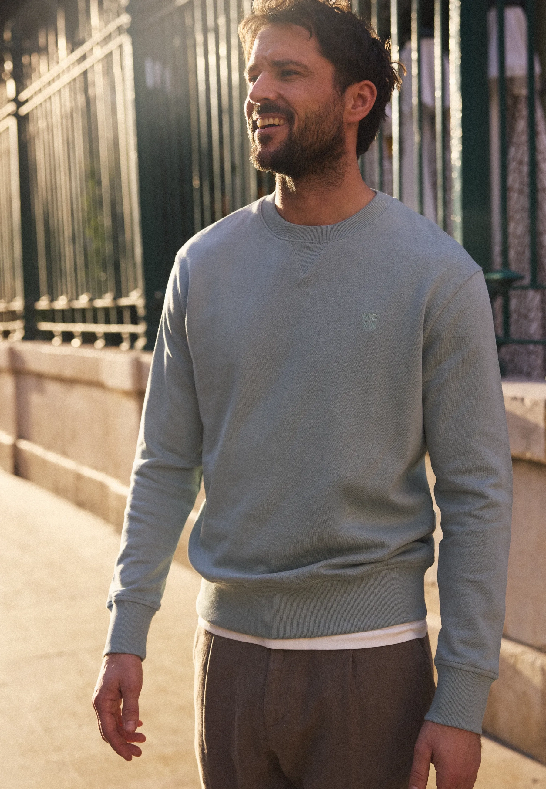 Eiger Trui Ronde Hals Faded Green