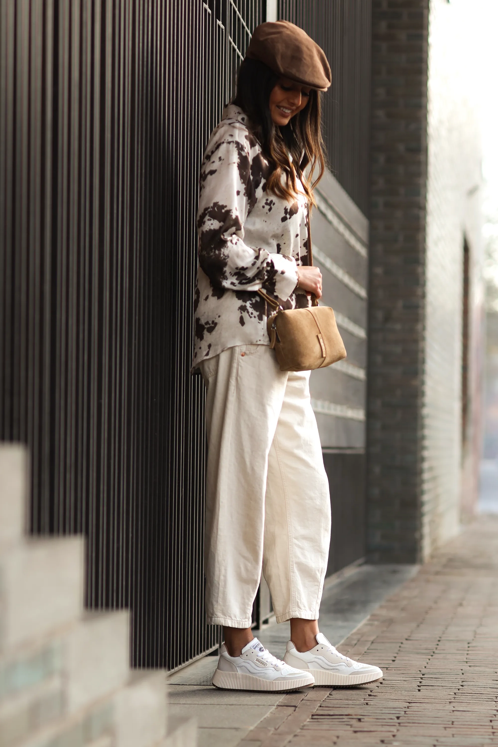 Chavi Ziggi sneaker Nubuck Wit/Beige