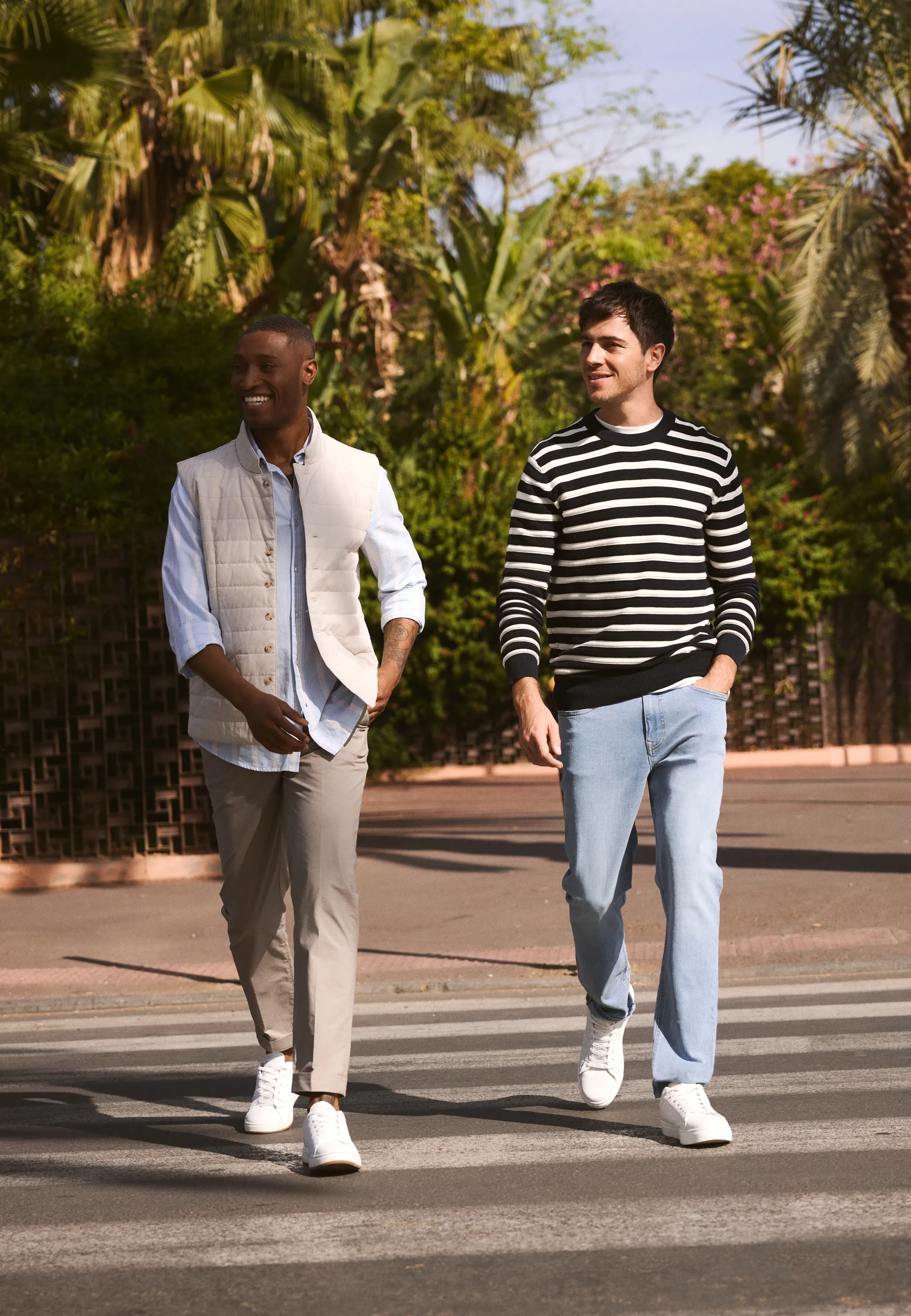 Allover Print Chino Pants Green Sage