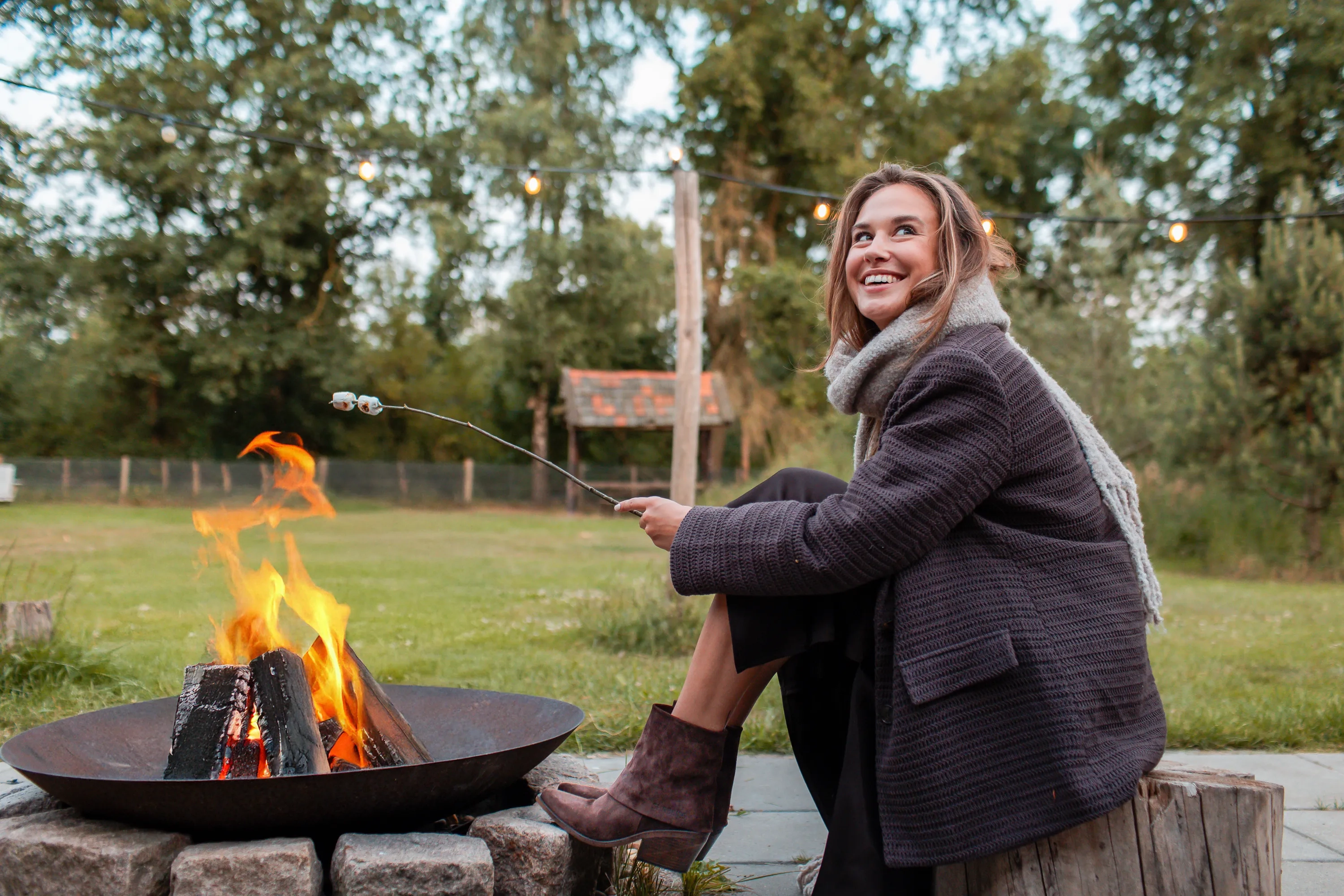 Jaira Double enkellaars Suède Donkerbruin