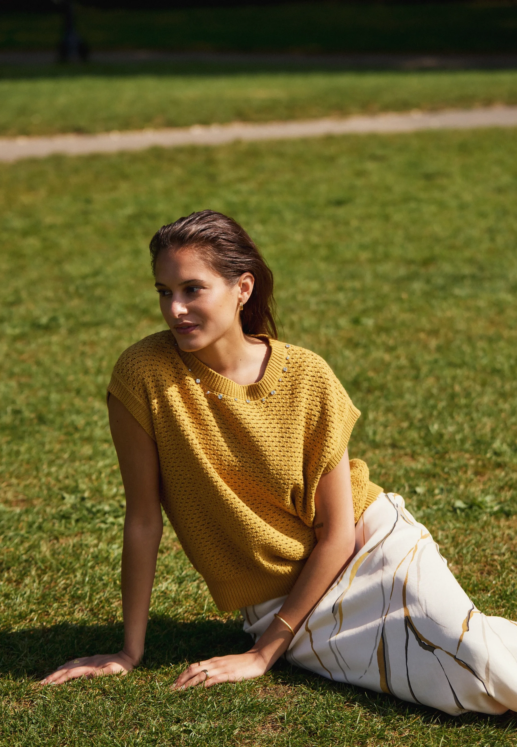 Fancy spencer Geelbruin