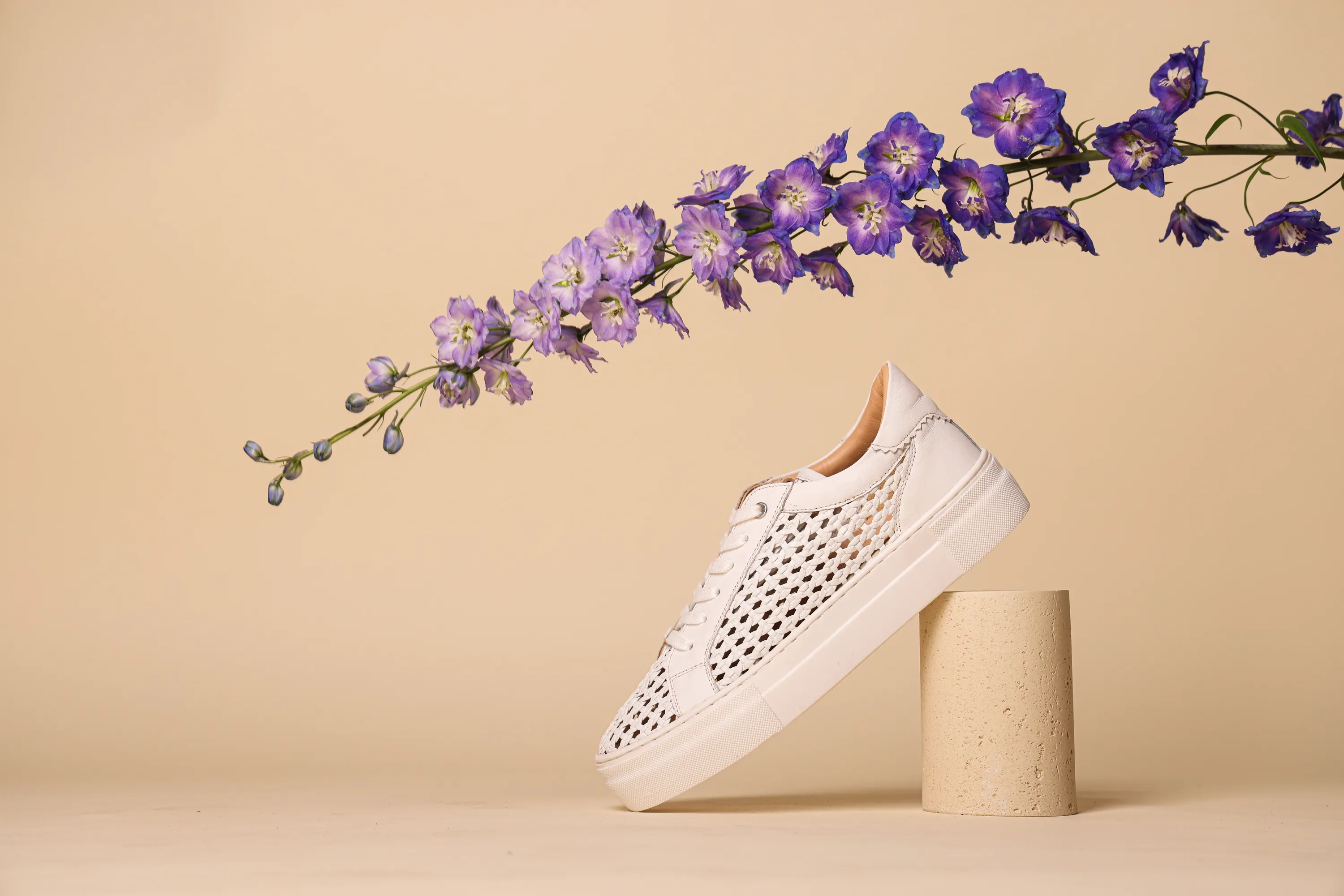 Storm Isa sneaker geweven Wit
