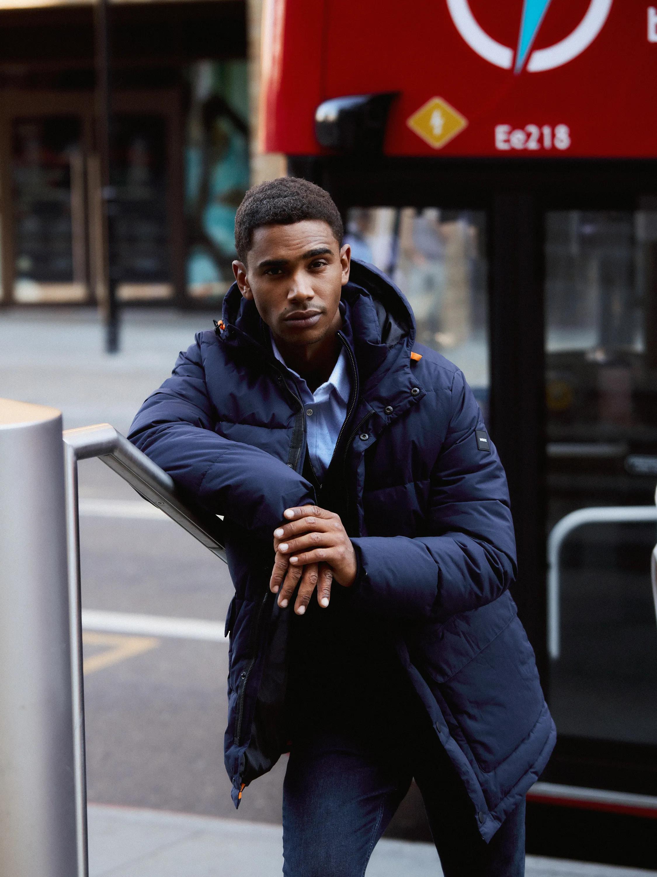 Mexx Men | Mid navy zip-through cardigan