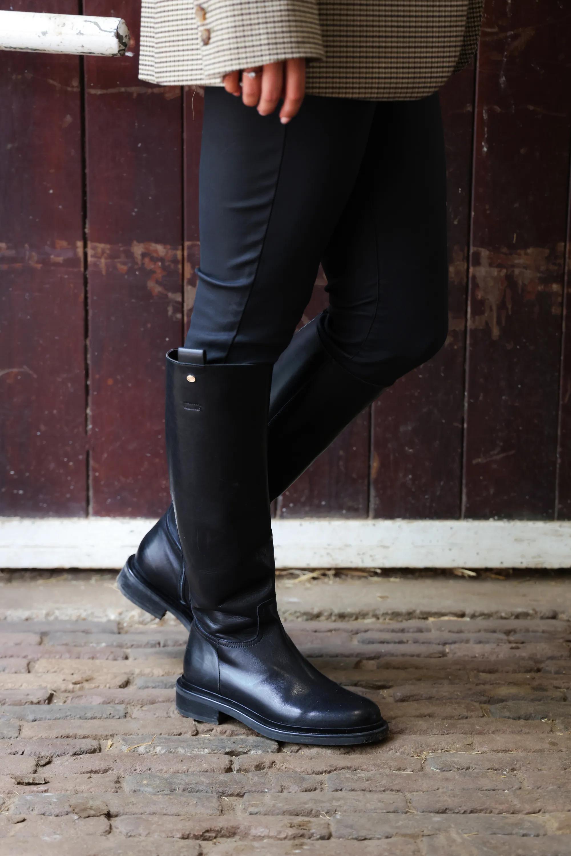 Fossee Amazone Boot Nappa-Leder Schwarz