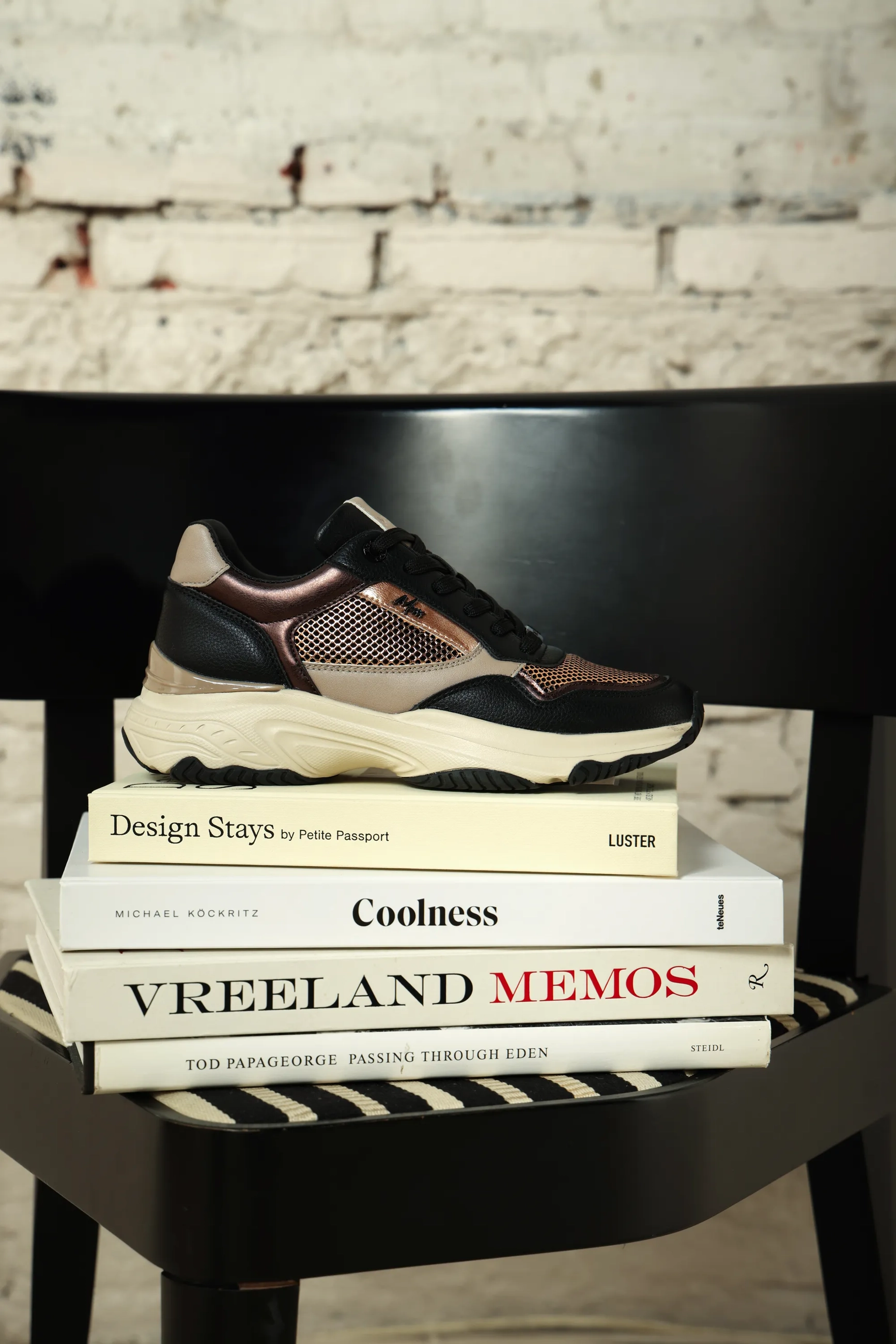 Mexx Women | Black/brown chunky sneakers
