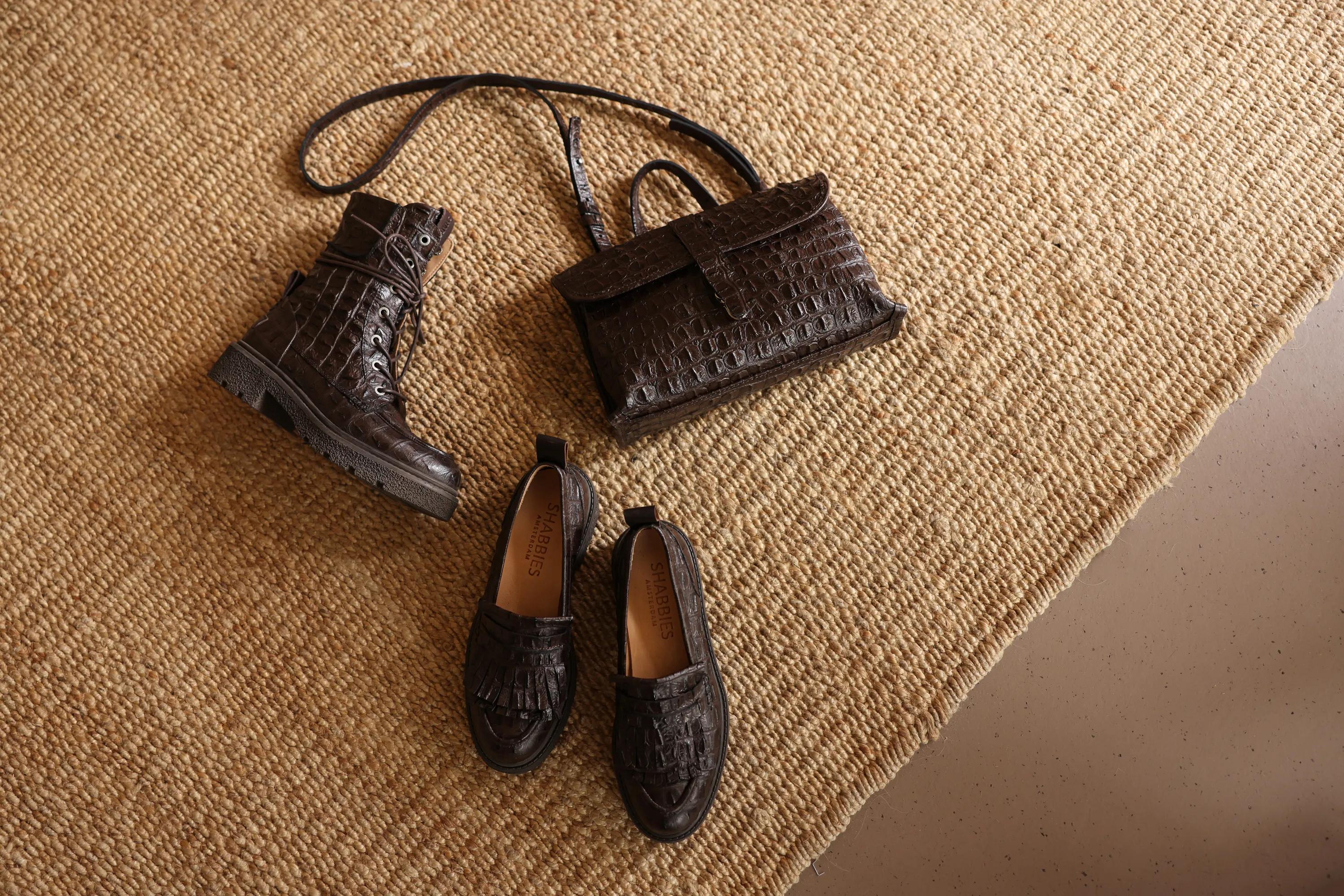 JACY LOFA loafer croco Dark Brown