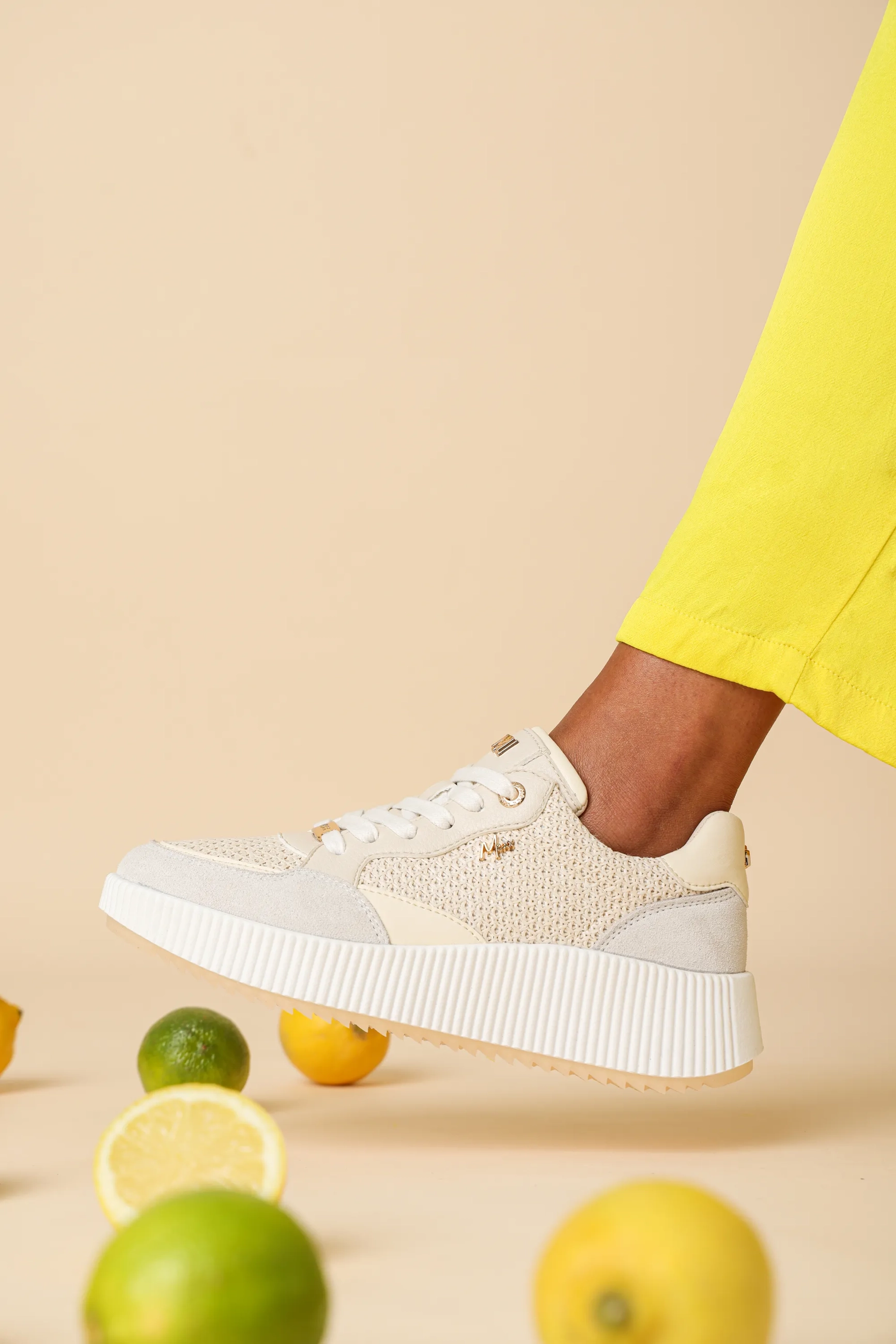 Marilo Orchid Sneaker Cream