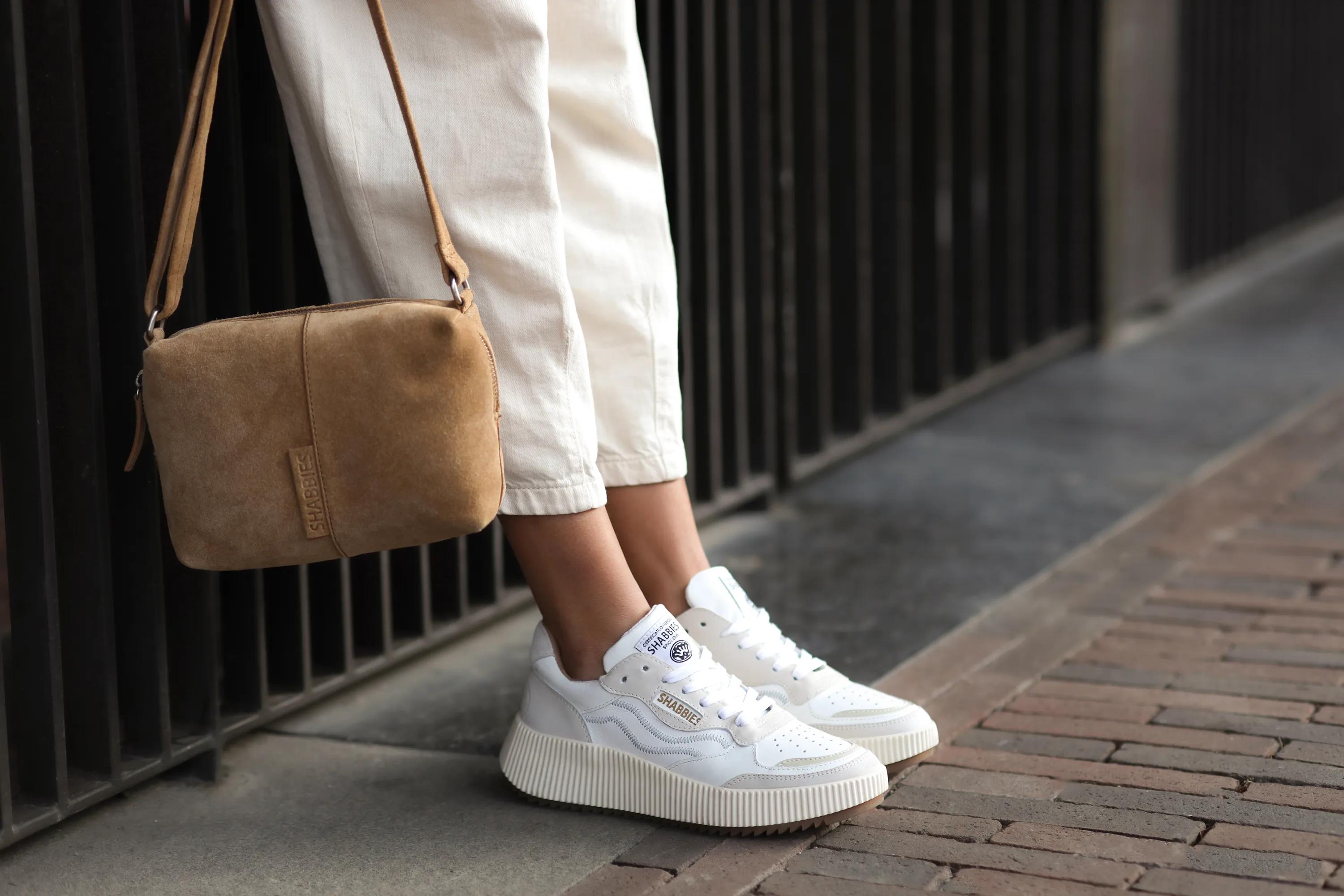 Chavi Ziggi sneaker Nubuck Wit/Beige