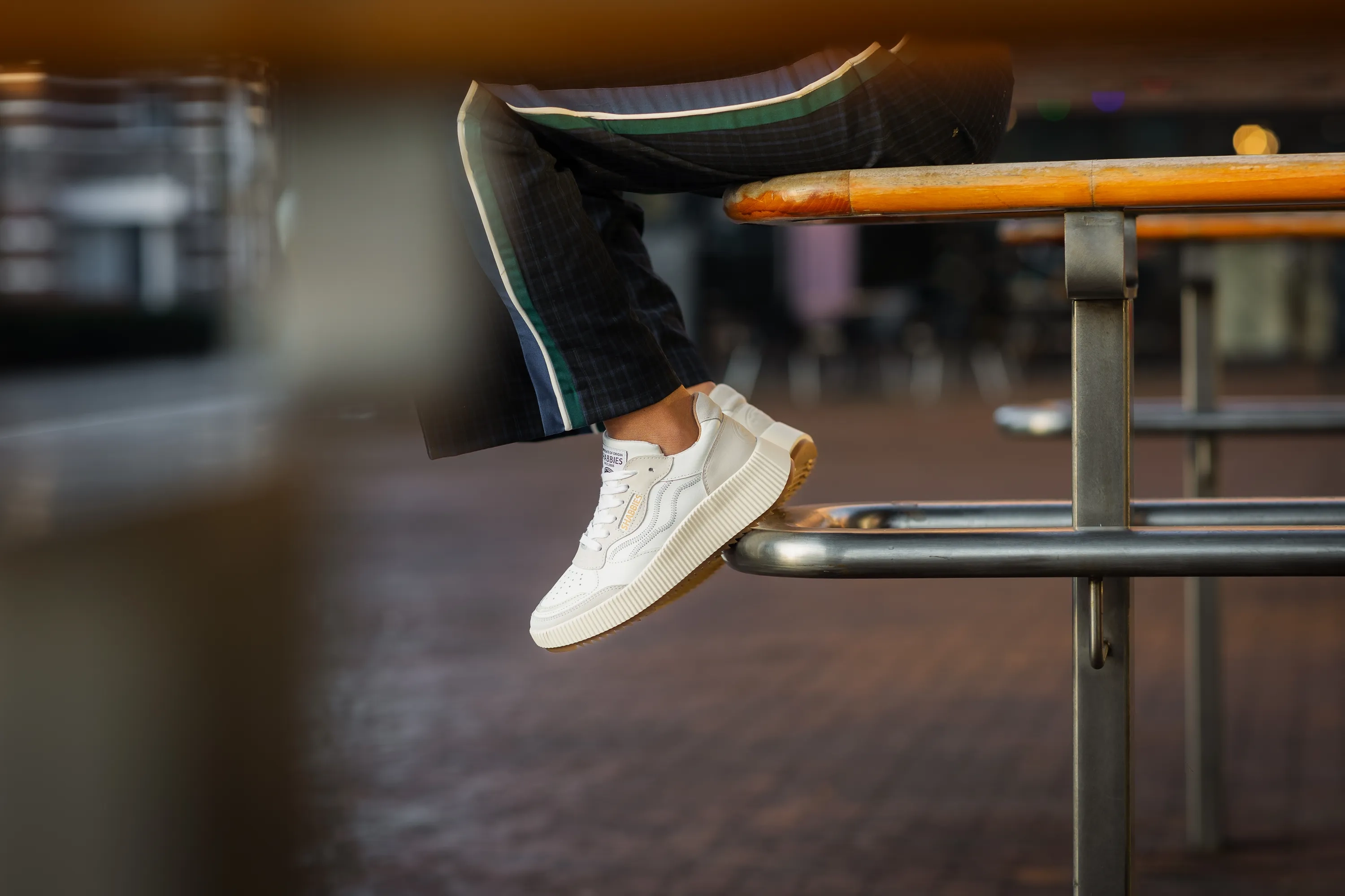 Chavi Ziggi sneaker Nubuck Wit/Beige