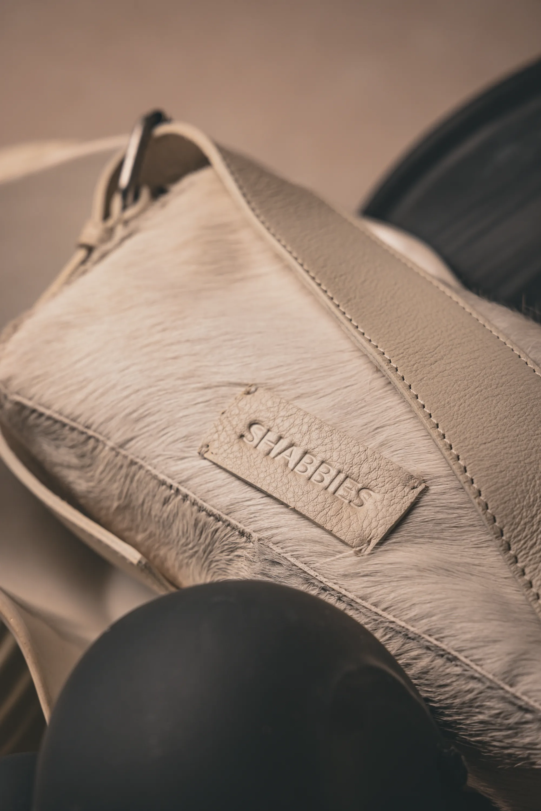 Venice Shoulderbag Pony Leather Off White