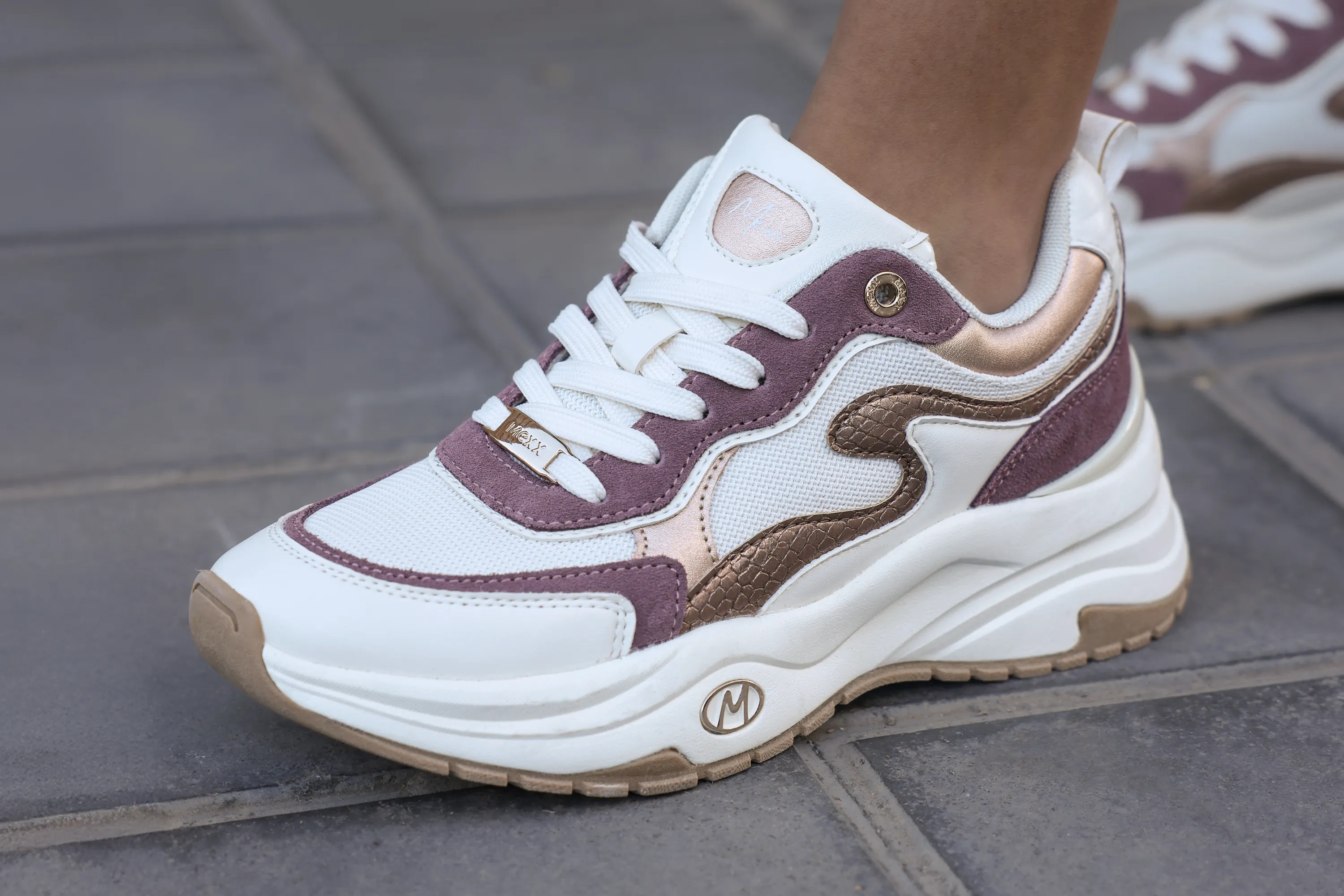 Portia Love Sneaker White/Brown