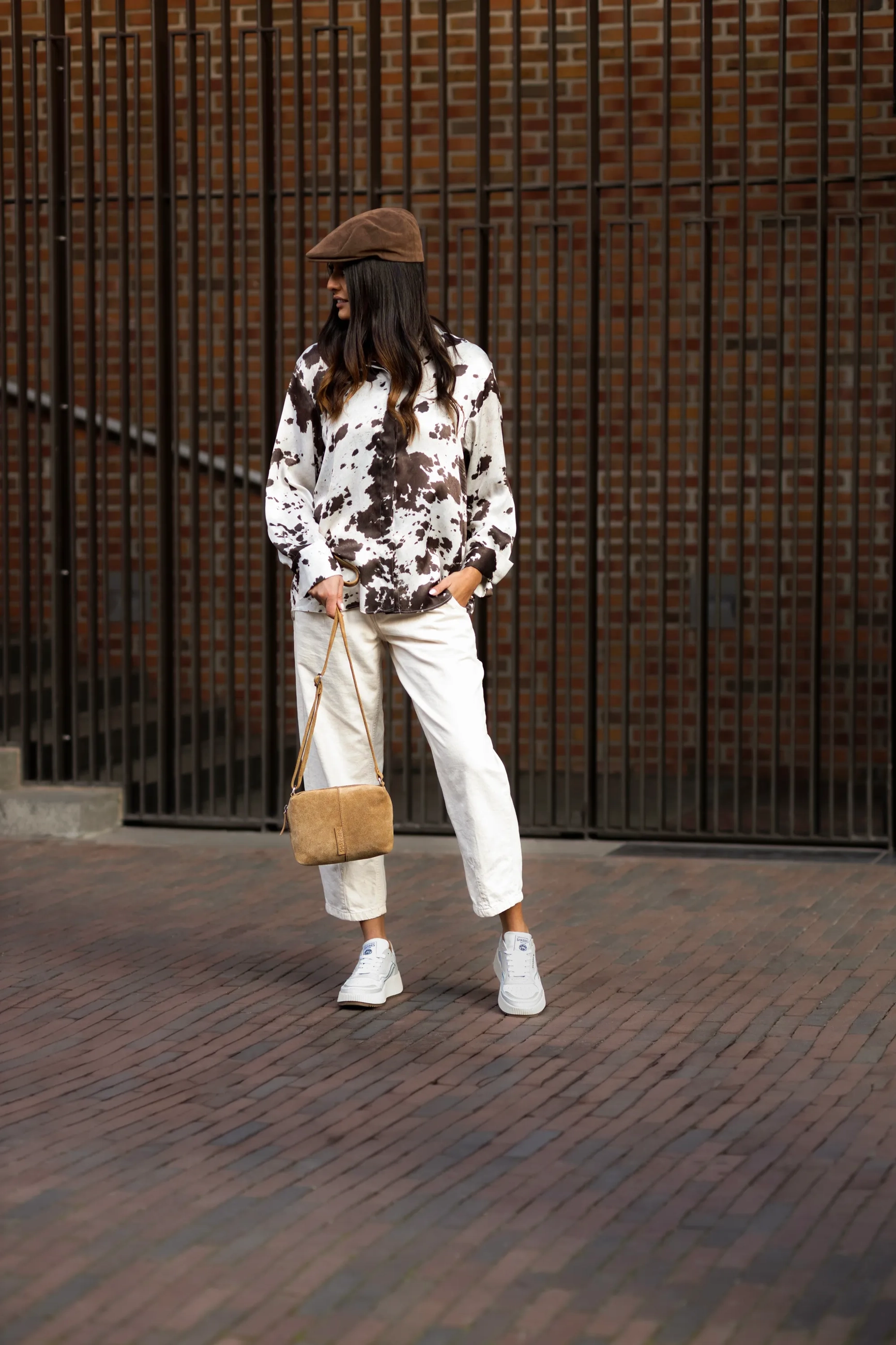 Chavi Ziggi sneaker Nubuck Wit/Beige