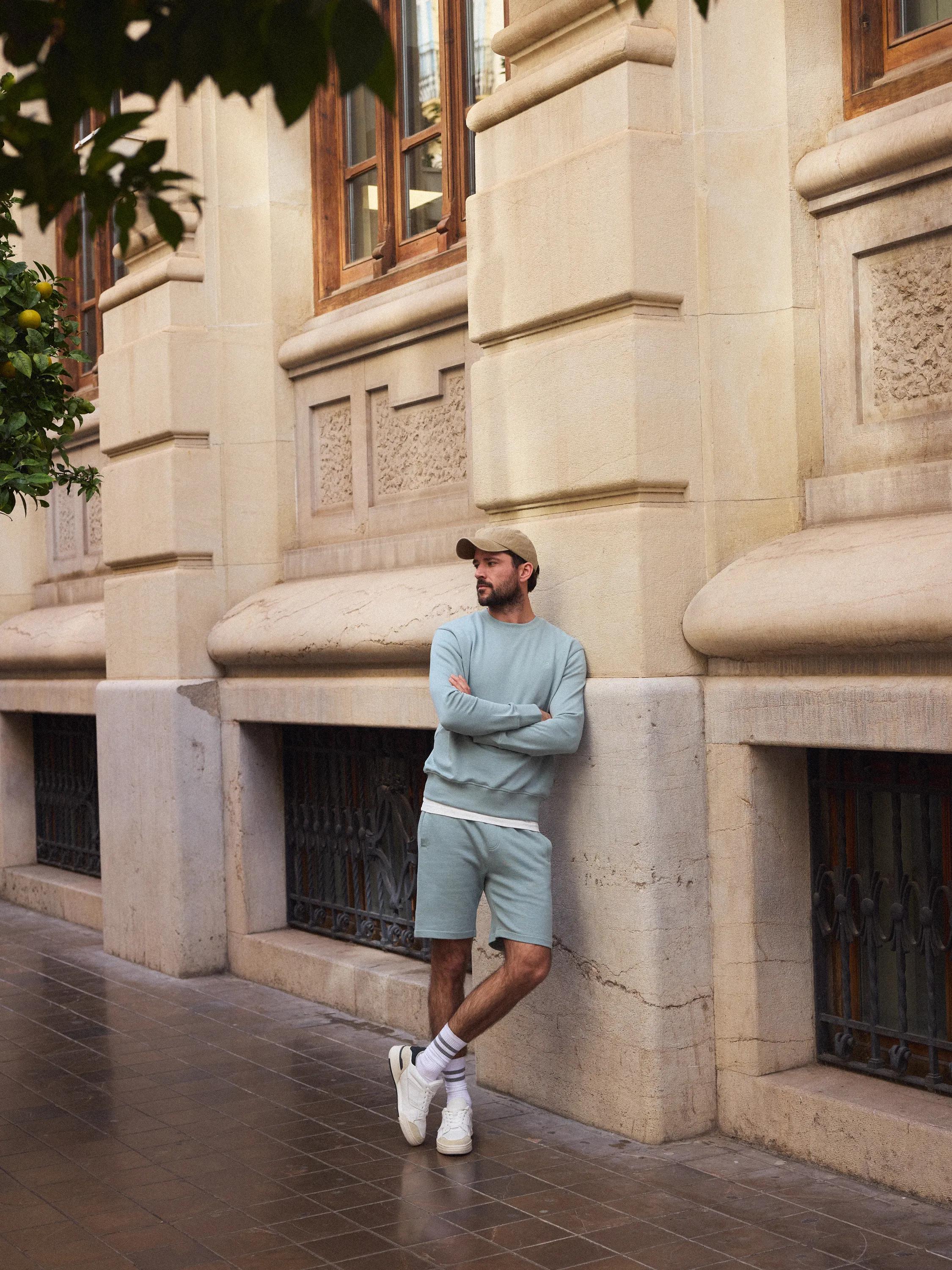 Andes Sweatshorts Faded Green