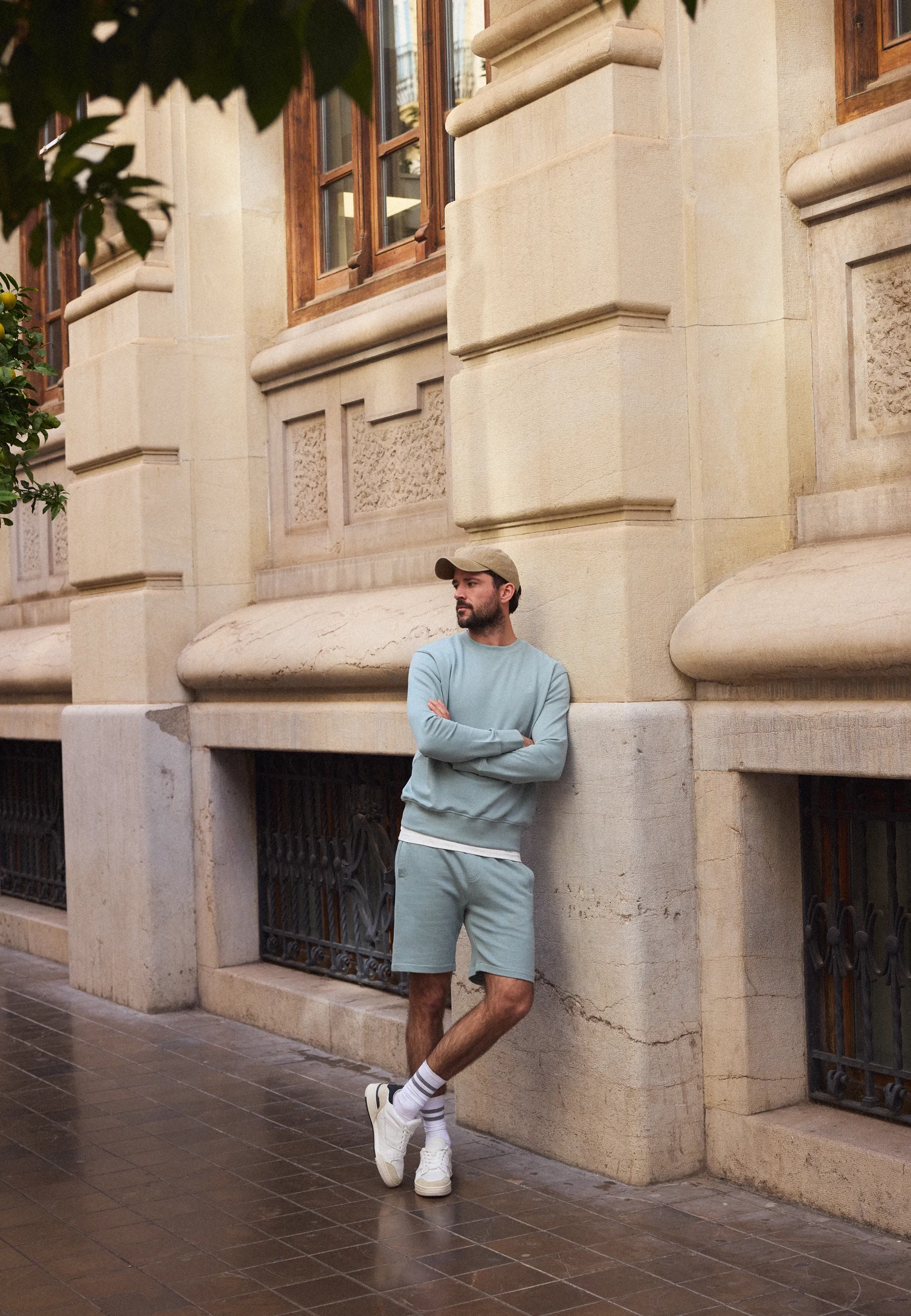 Andes Sweatshort Faded Green