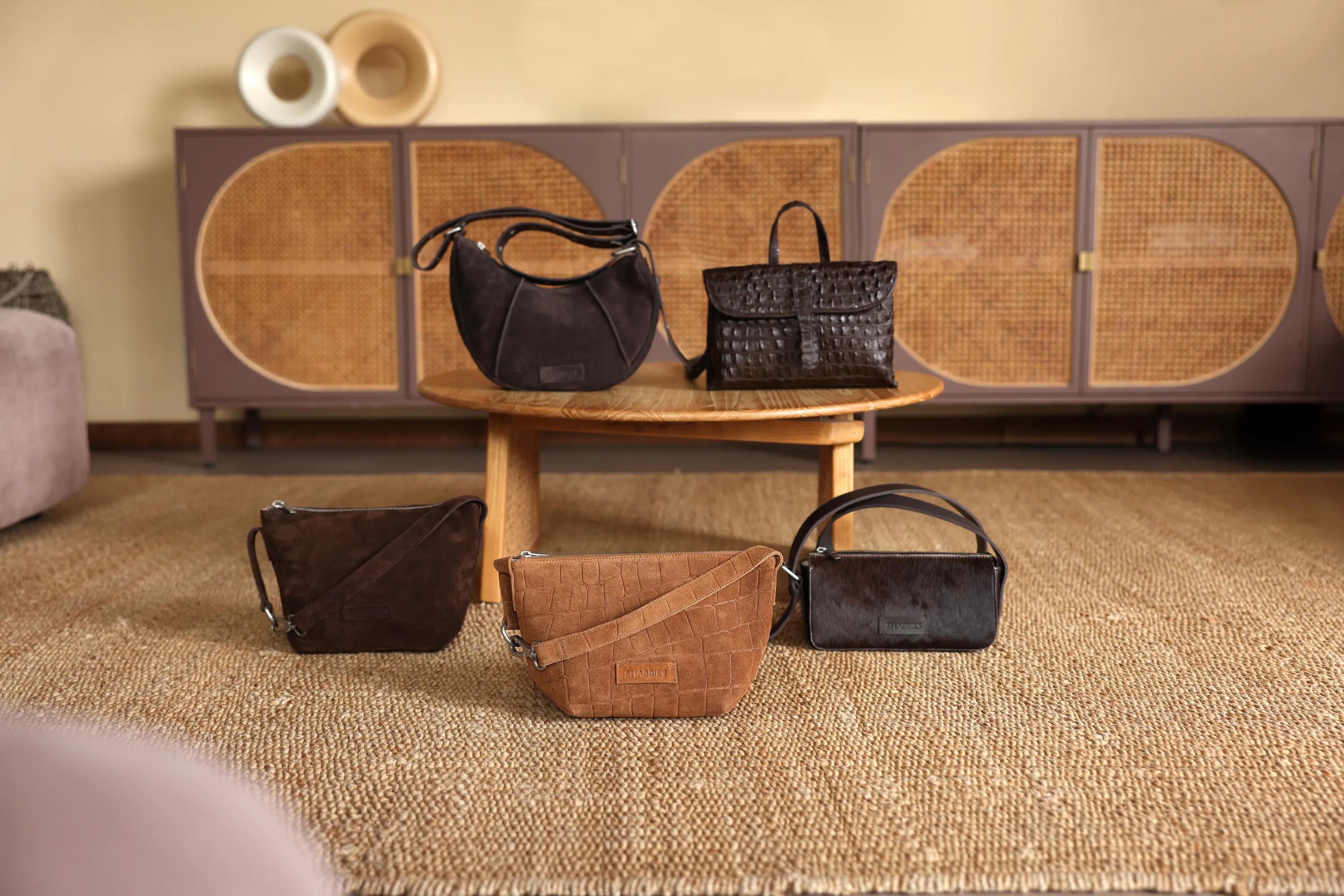 VENICE Shoulderbag Pony Leather Dark Brown