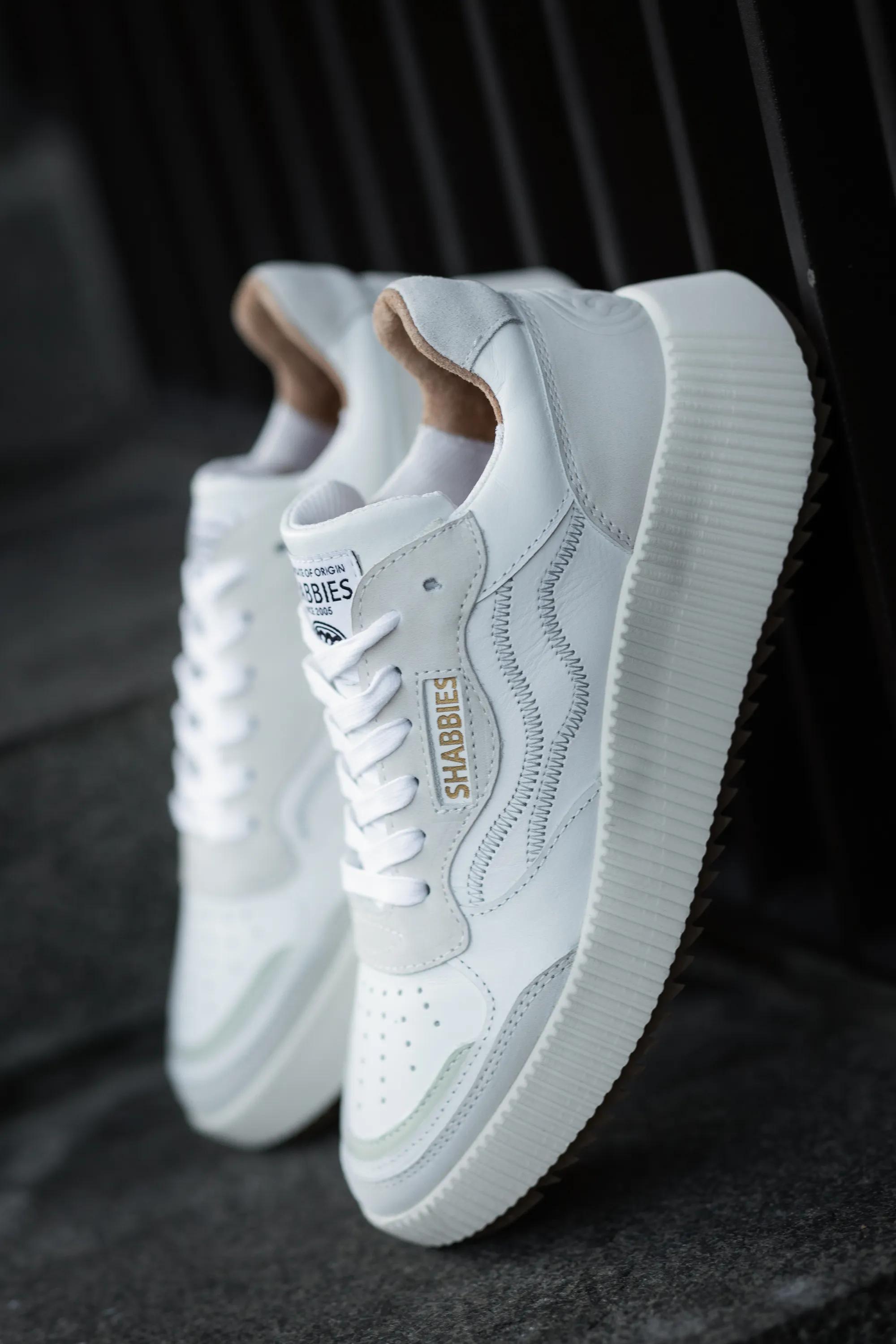 Chavi Ziggi sneaker Nubuck Wit/Beige