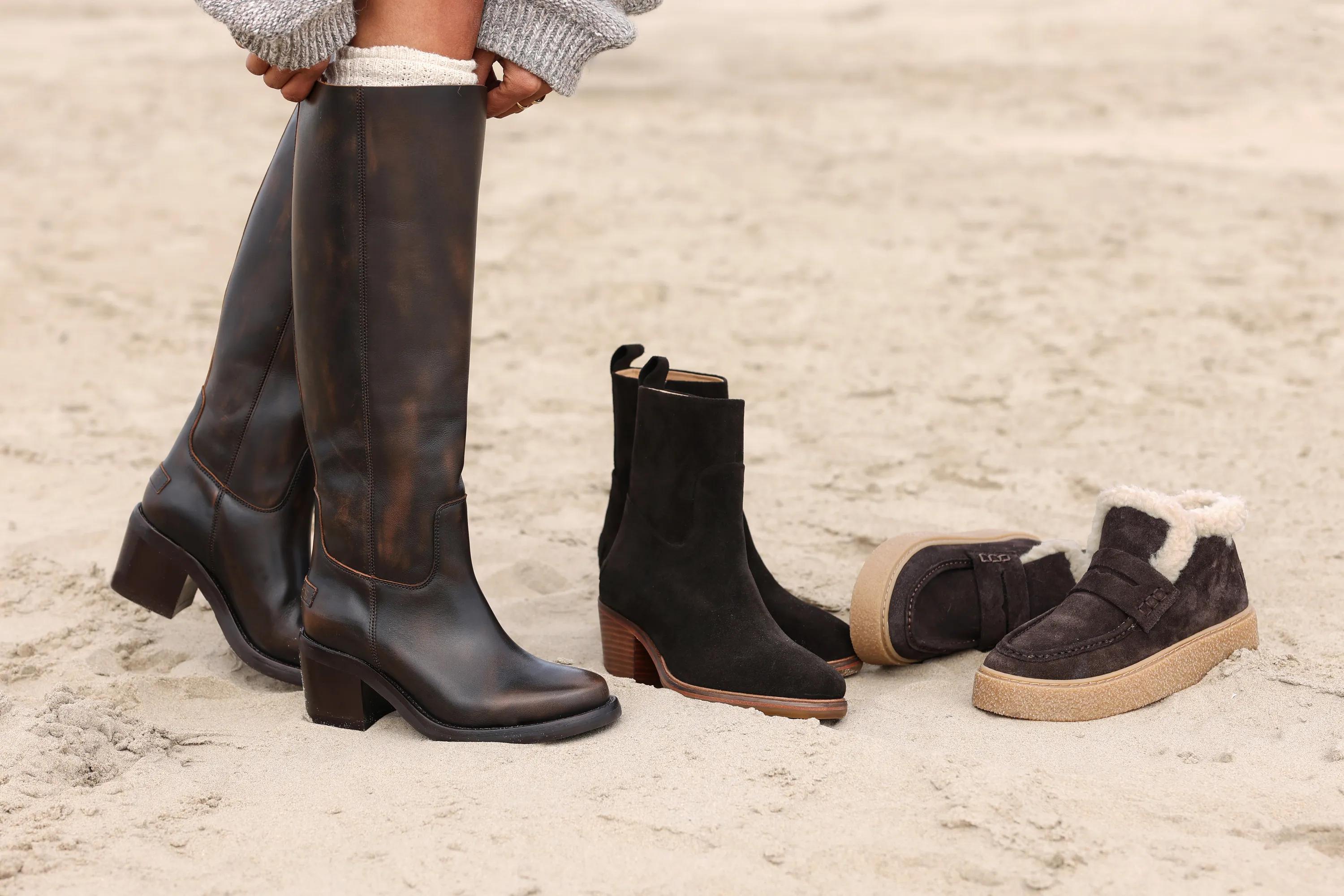 PUK TUBA Boot brushed leather Dark Brown